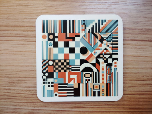 Mind Maze Daytime- Vintage Coaster