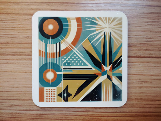 Transverse Light- Vintage Coaster